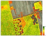 Wysokość roślinności [m] na podstawie chmury punktów lotniczego skaningu laserowego. Opracowanie: IGiK